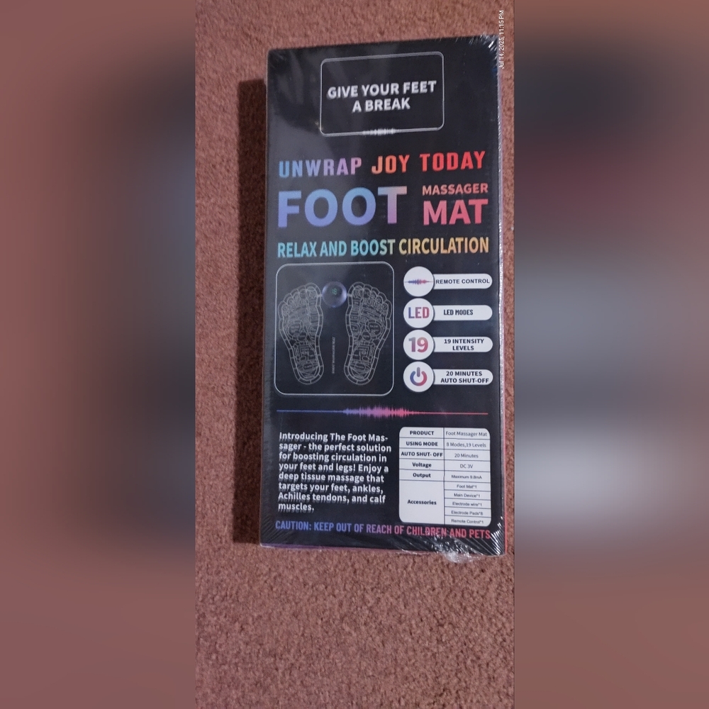 Foot Mat with LED and Remote Control